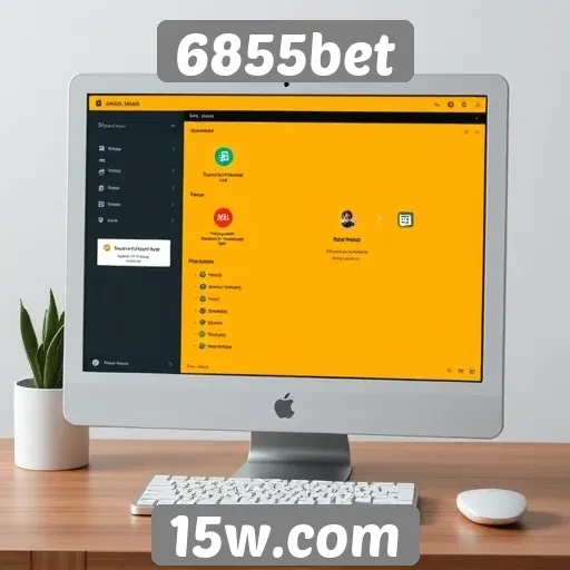 Análise da interface do usuário do site 6855bet